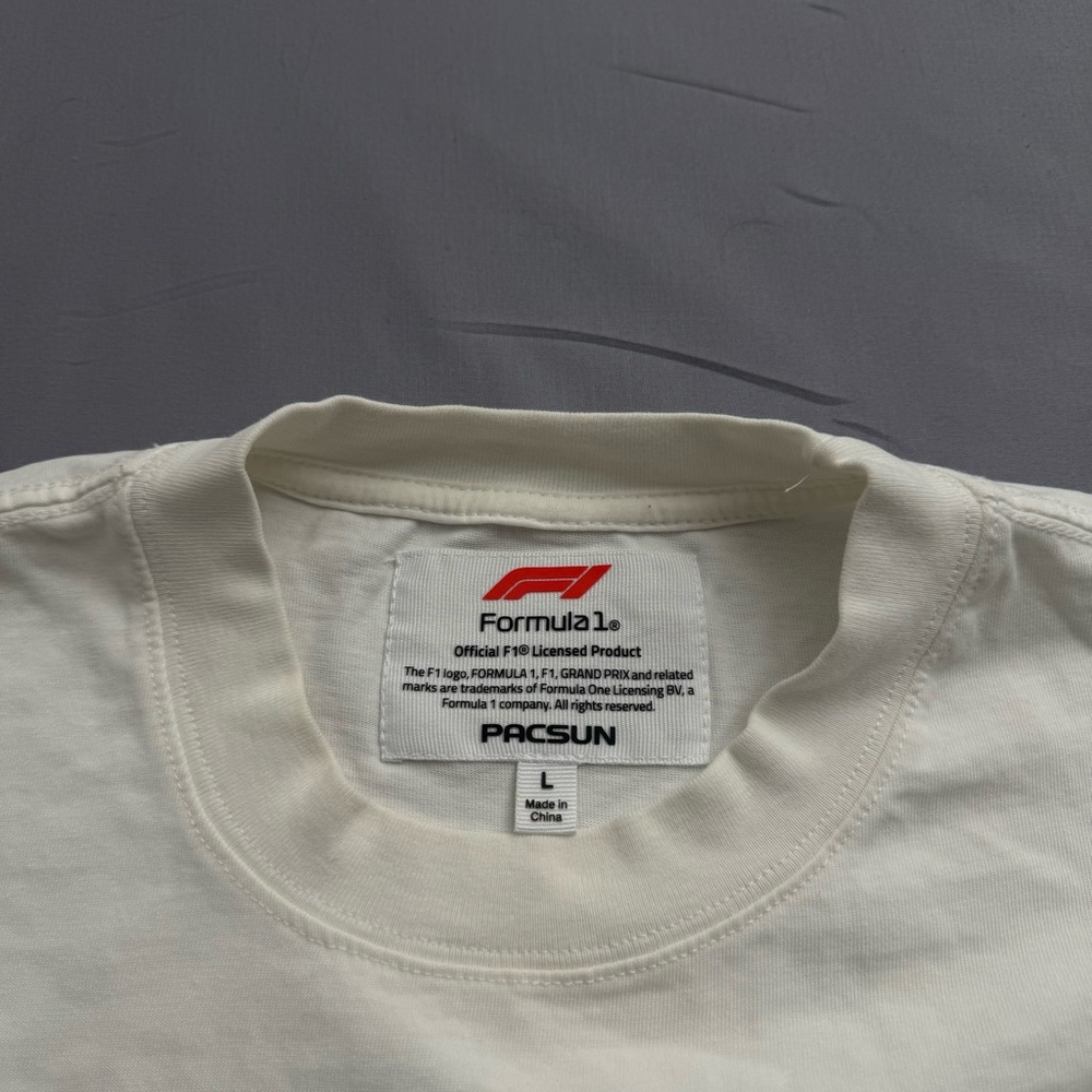 PacSun Formula 1 Melbourne Australia 2025 Official Licensed Shirt White Size L - Picture 5 of 8